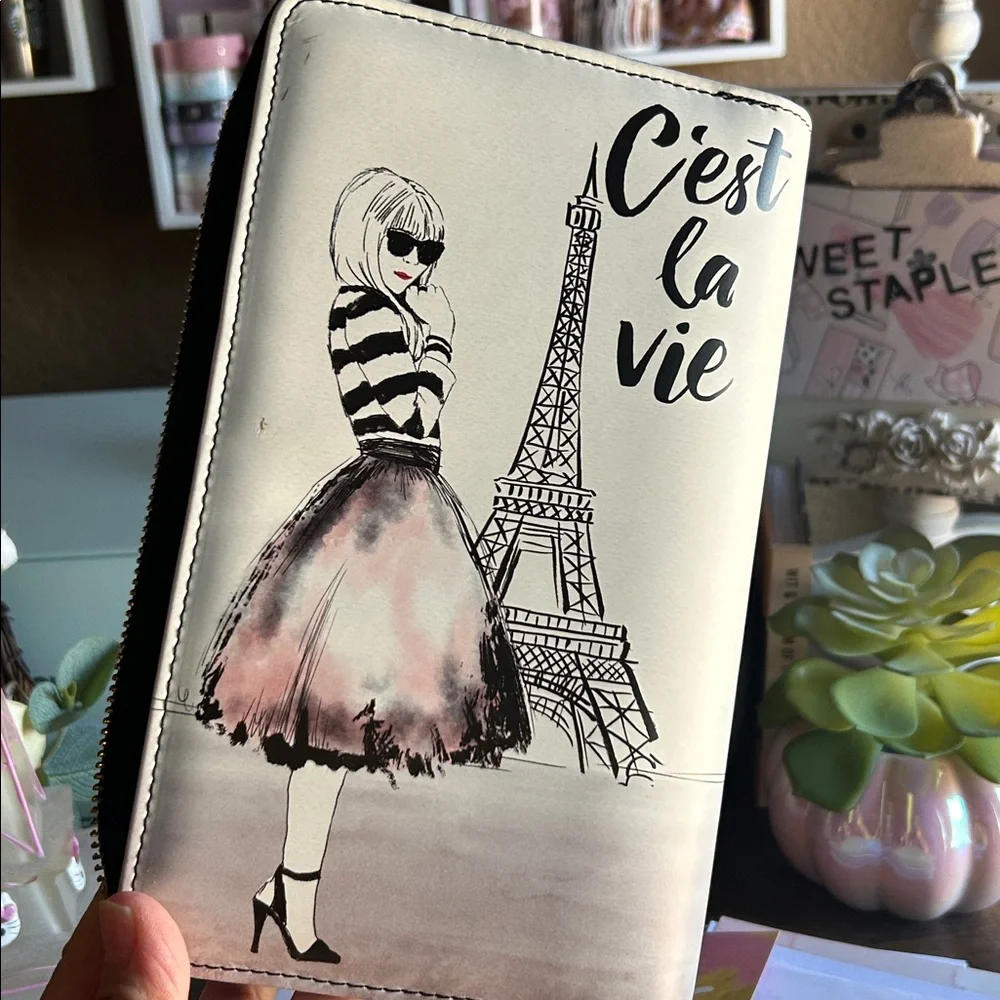 🎀 Recollections Planner Paris Theme Inserts Rare VHTF Zipper ✨🎀